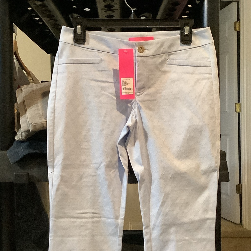 Lilly Pulitzer crew Blue Kelly skinny Ankle Jeans